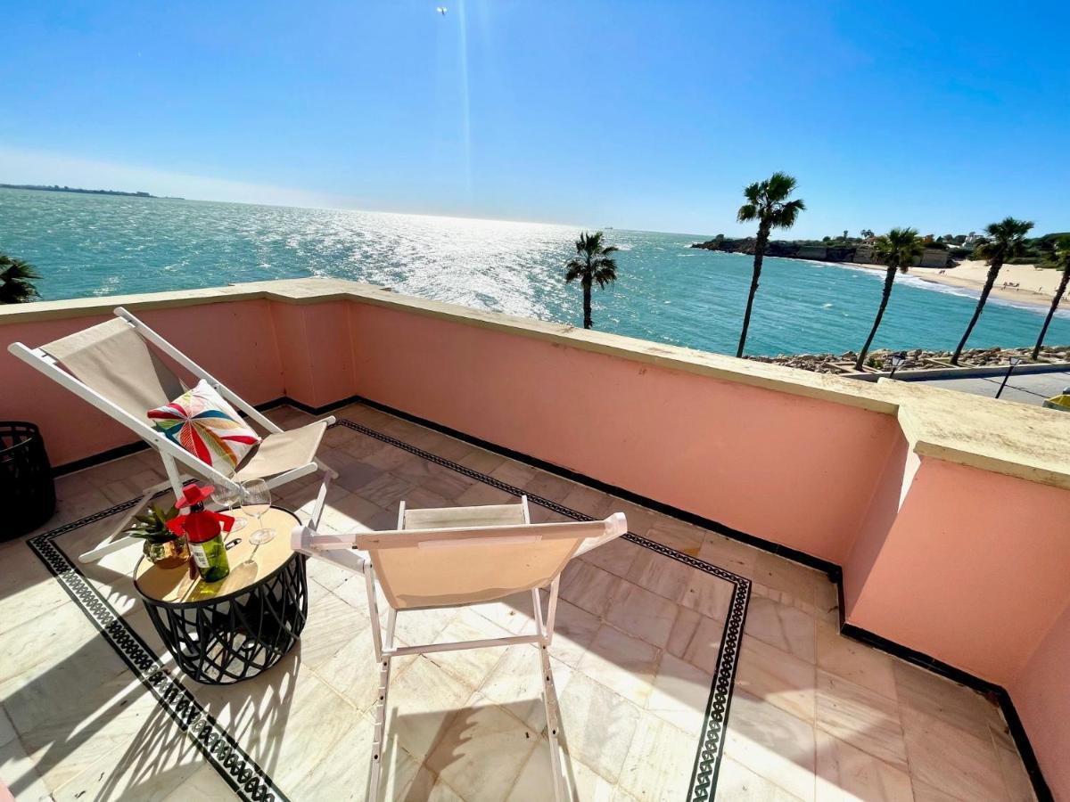 Gatu Villa Oceano Frente Al Mar En Puerto Sherry " Preferente Mayores De 25 Anos Y Familias " El Puerto de Santa María Exteriör bild