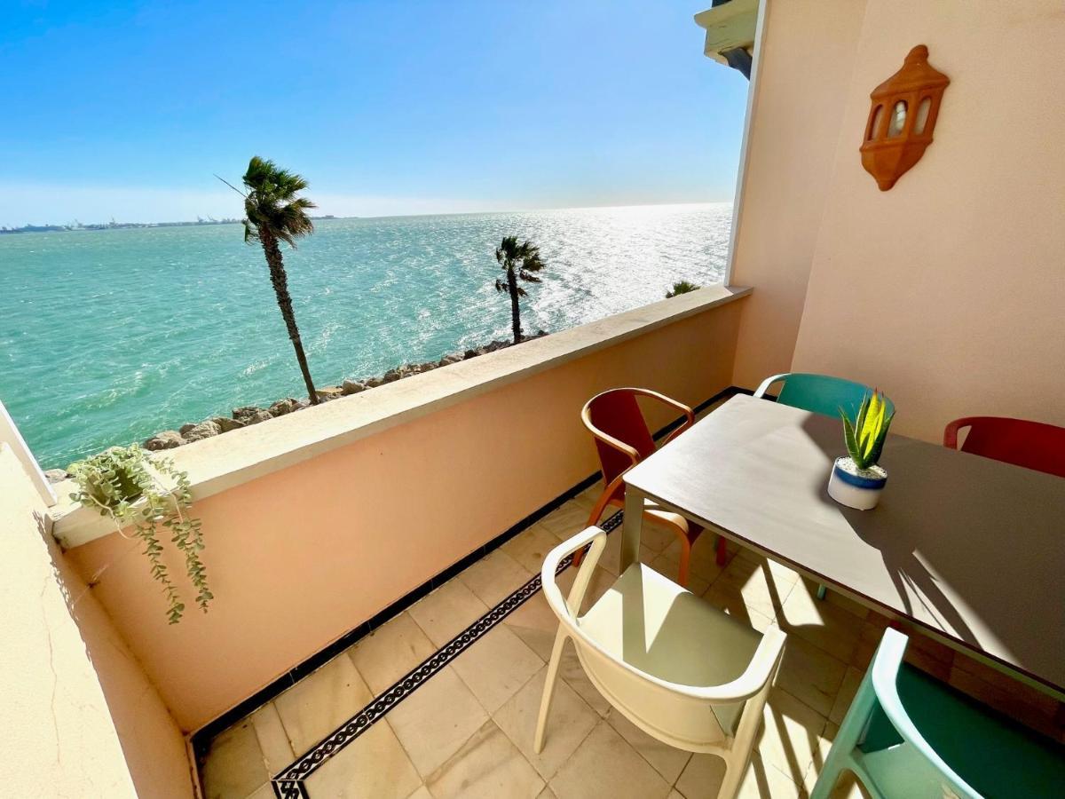 Gatu Villa Oceano Frente Al Mar En Puerto Sherry " Preferente Mayores De 25 Anos Y Familias " El Puerto de Santa María Exteriör bild
