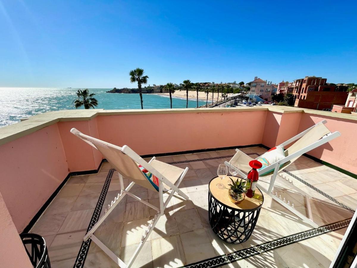 Gatu Villa Oceano Frente Al Mar En Puerto Sherry " Preferente Mayores De 25 Anos Y Familias " El Puerto de Santa María Exteriör bild